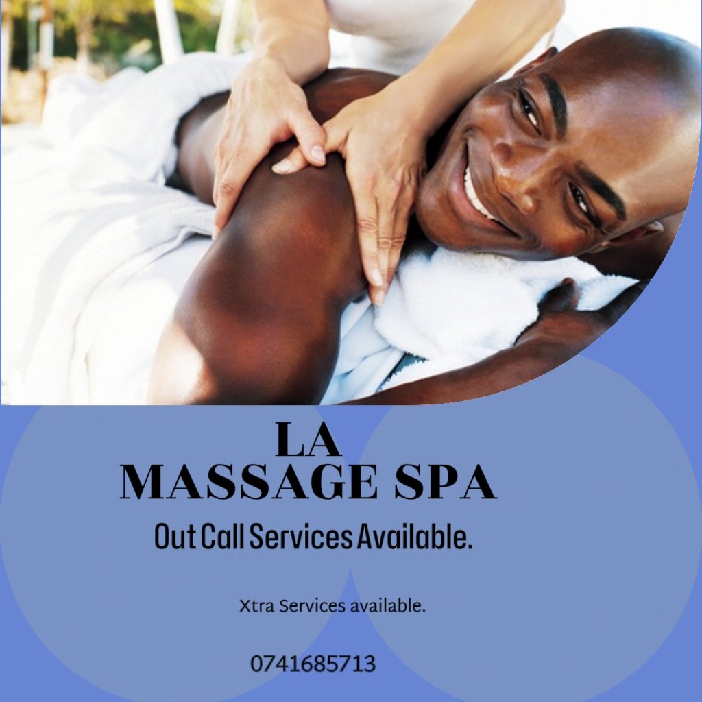 Guys, @LaSPA227284 is one call away for relaxing message either at your home or hotel. At only 3K enjoy services by professionals. Call 0741685713 

President Uhuru Kenyatta Arsenal Eldoret Express #SackTheDoctors  Leverkusen Shabana Harry Kane Tuchel Zinchenko #BHAFC