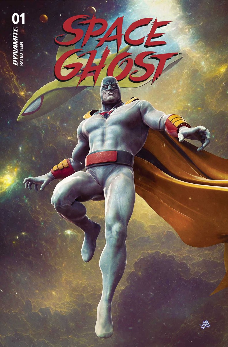 Just TWO DAYS LEFT to preorder SPACE GHOST #1 from me, Jonathan Lau, and @dynamitecomics — call your comics shop NOW with the code MAR240130 for this amazing @BjornBarends cover!