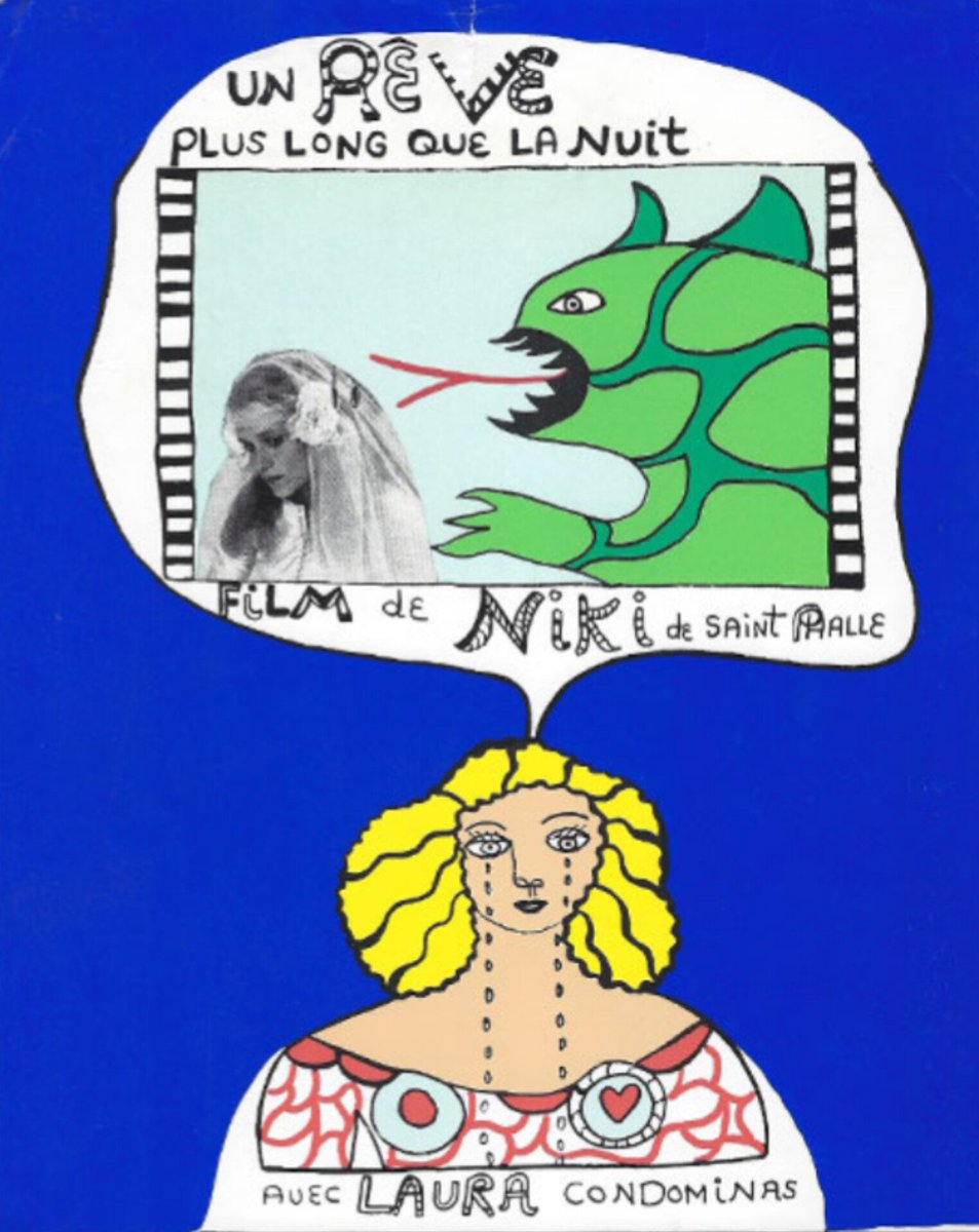 Kicking off Saturday's matinee offerings at the LA Festival of Movies: Un rêve plus long que la nuit (1976) directed by Niki de Saint Phalle. Preceded by Realms, by director Maximilla Lukacs and designer Samantha Pleet. 11:30am, limited tix at door.