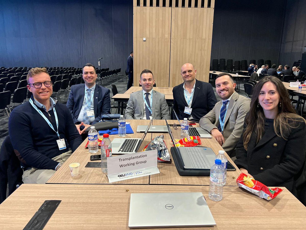 EAU-YAU-Kidney Transplant Working Group (@yau_transplant) on Twitter photo <a href="/YAU_Transplant/">EAU-YAU-Kidney Transplant Working Group</a> brainstorming at #EAU24🧠! Great opportunity to think about the future in #KT 📜
<a href="/AngeloTerrito/">Angelo Territo</a> <a href="/AlbertoPiana2/">Alberto Piana</a> <a href="/Prudhomme_thom/">Prudhomme Thomas</a> <a href="/DrBeatrizBM/">Beatriz Bañuelos</a> <a href="/R_Boissier/">Romain Boissier</a> <a href="/Ric_Campi/">Riccardo Campi</a> @Alicia_lopez27 <a href="/YAU_Transplant/">EAU-YAU-Kidney Transplant Working Group</a> brainstorming at #EAU24🧠! Great opportunity to think about the future in #KT 📜
<a href="/AngeloTerrito/">Angelo Territo</a> <a href="/AlbertoPiana2/">Alberto Piana</a> <a href="/Prudhomme_thom/">Prudhomme Thomas</a> <a href="/DrBeatrizBM/">Beatriz Bañuelos</a> <a href="/R_Boissier/">Romain Boissier</a> <a href="/Ric_Campi/">Riccardo Campi</a> @Alicia_lopez27