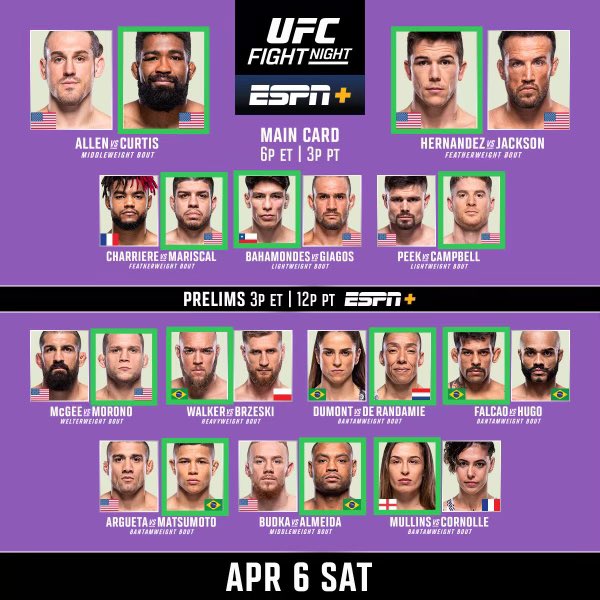 goodguyeddyd's tweet photo. Picks! #UFCVegas90 https://t.co/u2iUxP5LtV