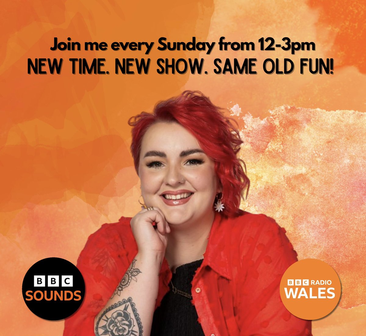 SUNDAY FUNDAY FROM MIDDAY TOMORROW 🧡 Bring your dancing shoes! Get your shout outs in early by dropping a message to bronwen@bbc.co.uk 💌 @BBCRadioWales