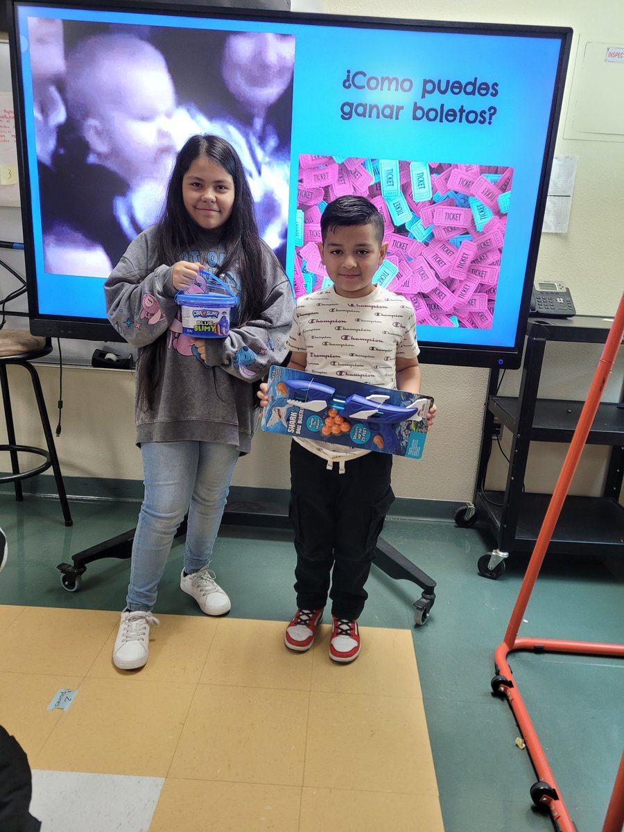 Our Third Graders continue to put in the work day in and day out. Nothing can stop them now! Congratulations to our weekly raffle winner 🎊 🎉 🙌