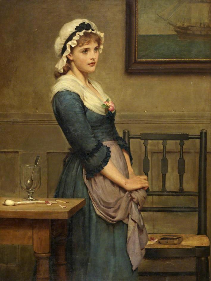 'Mollie', del pintor británico George Dunlop Leslie (1835-1921).