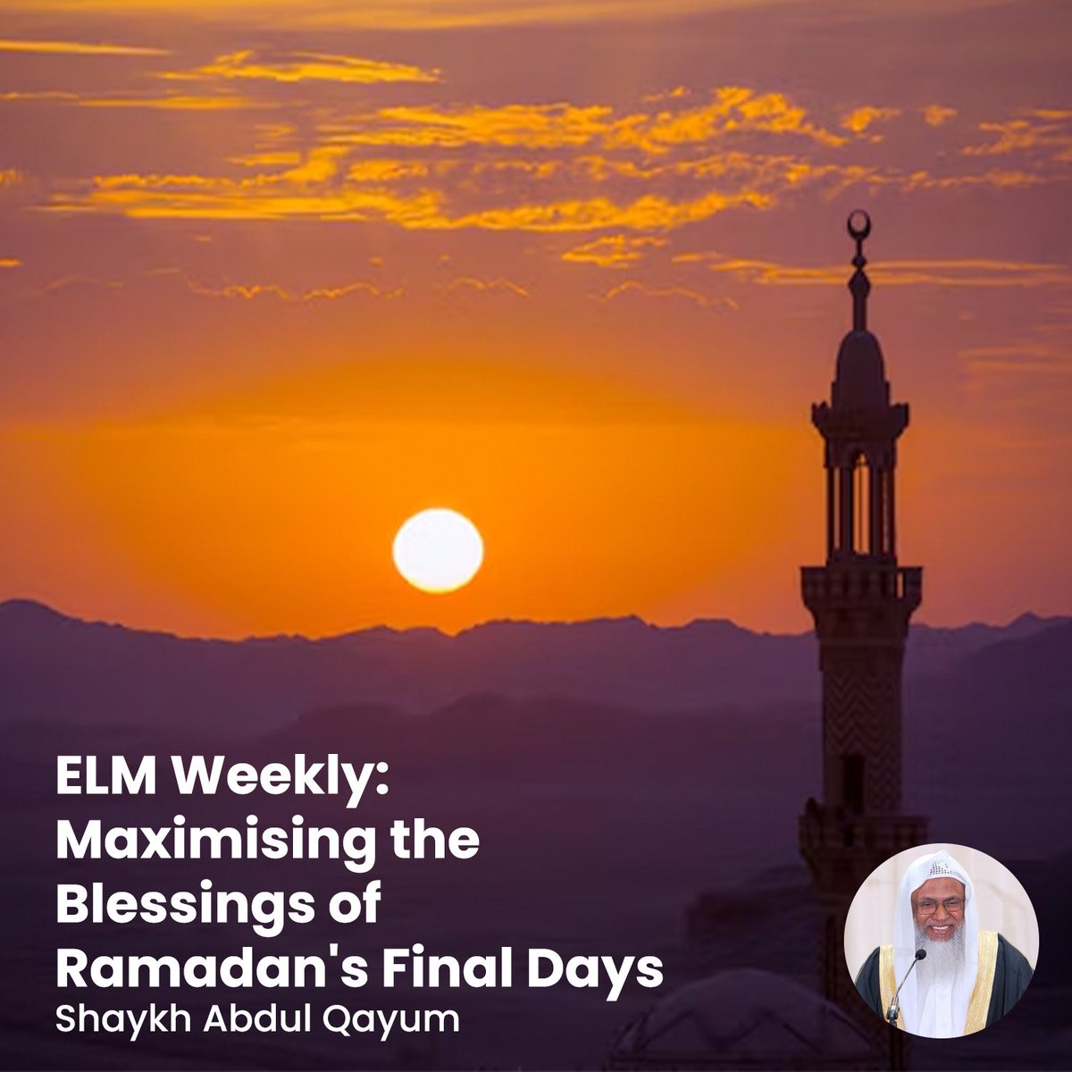 🌙✨ Embrace the final days of Ramadan with devotion. Seek Laylatul Qadr, forgiveness, and growth before we bid farewell to this blessed month 📿💖 🔗 Read the blog: eastlondonmosque.org.uk/blog/maximisin… #EastLondonMosque #RamadanReflections #LastTenNights #SpiritualJourney #LaylatulQadr