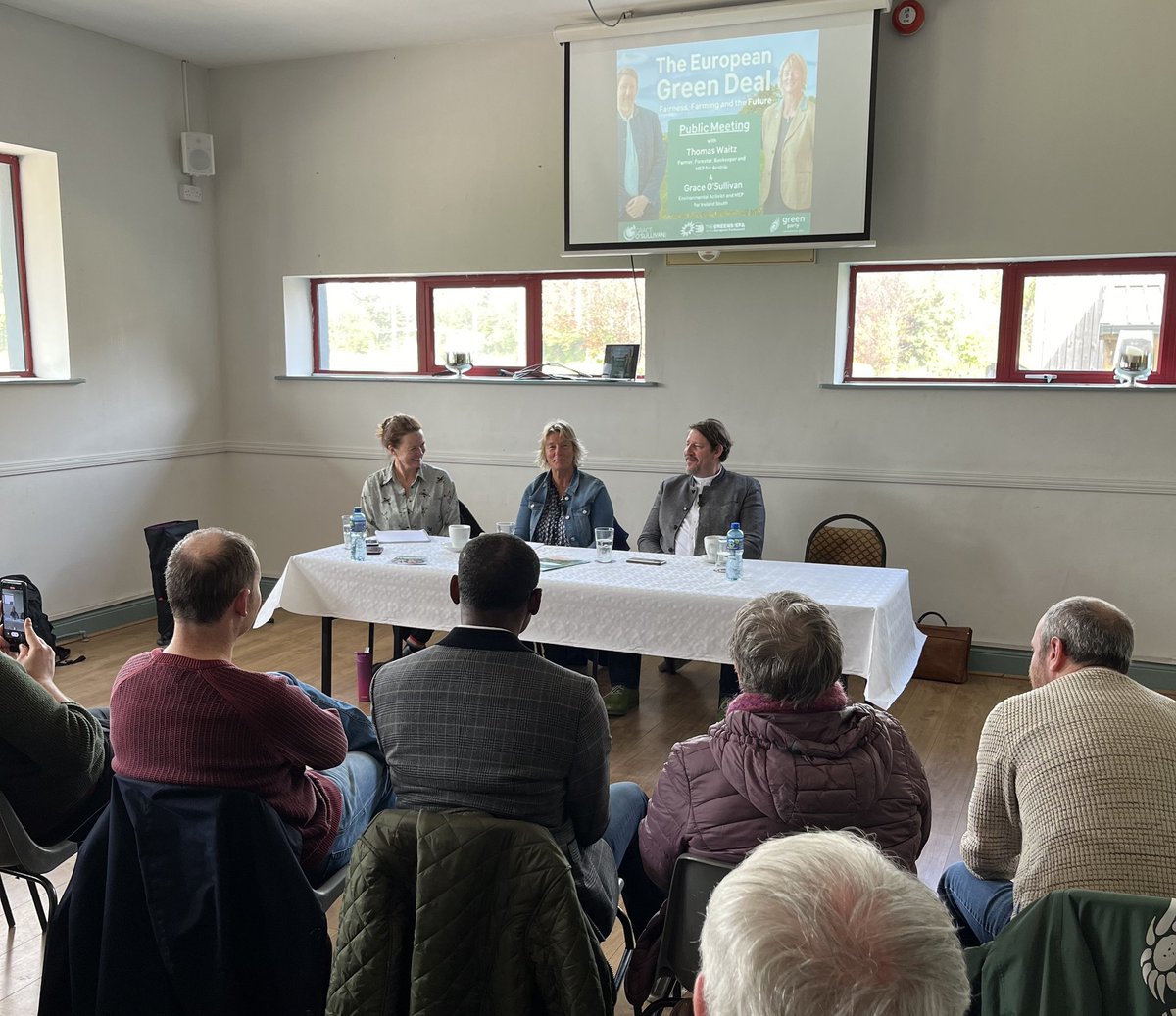 Farmers and Greens have more in common than most realise. The Greens are a leading force against the EU-Mercosur Trade Agreement in Europe, an environmentally-destructive trade deal which will undercut the livelihoods of farmers. Speaking today in Midleton with @thomaswaitz