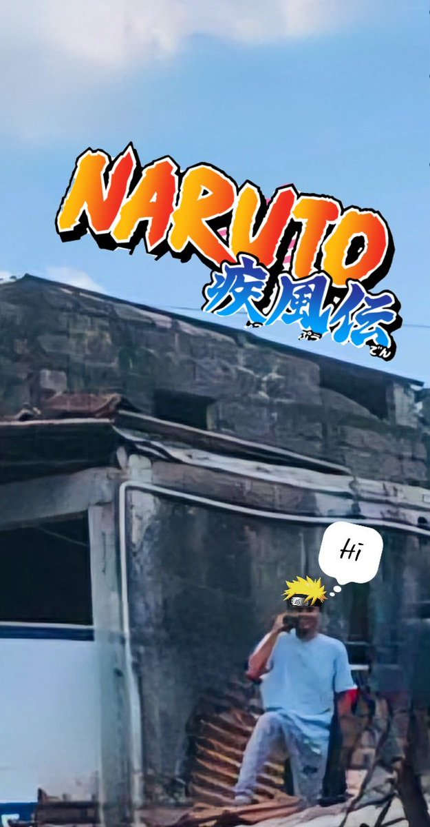 damsara99's tweet photo. My Girlfriend sent me this while I was waving her from my rooftop 😂 

Ps: Its been one month since I made her watch #NARUTO https://t.co/EKfdojMkqX