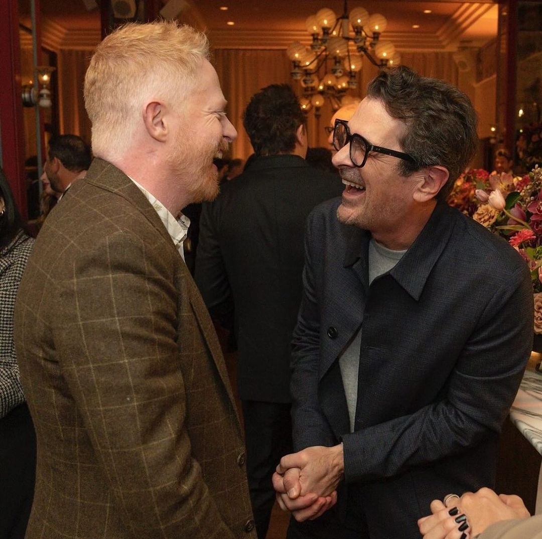 mofyBR's tweet photo. Jesse Tyler Ferguson e Ty Burrell se encontraram ontem à noite. 🧡 https://t.co/N6oTPb2XPV