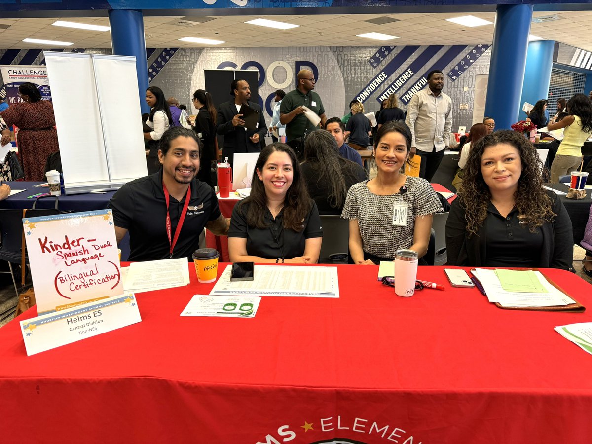 ☀️ Saturday at the Job Fair! Thank you for hosting us @ChavezHS_HISD!