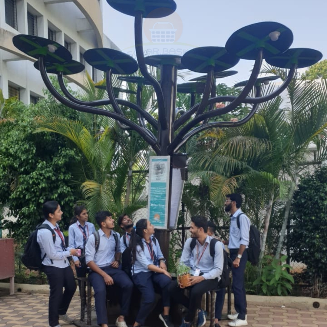 surshrisolar's tweet photo. Solar trees complement rooftop solar systems or other green building initiatives, symbolizing larger investments and their environmental benefits.
Solar trees can promote solar technology enthusiasm and awareness while also providing shade and meeting spots.
#SolarTree #Solar https://t.co/YasLor7gaq