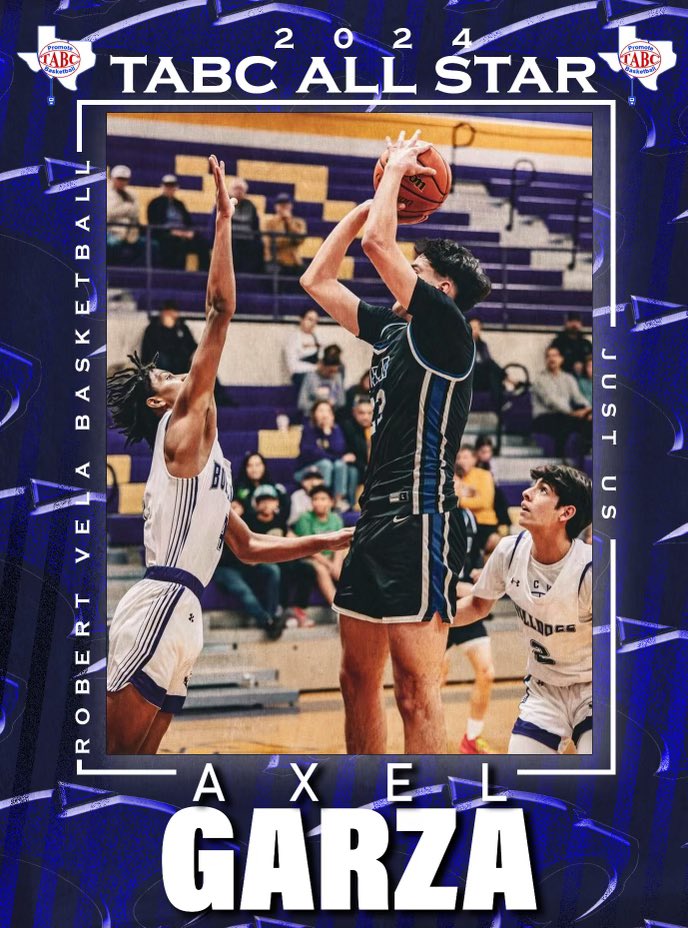 vela_basketball's tweet photo. Congratulations to @AxelGar1212 for being named @Tabchoops All Star. This a huge accomplishment. 

Axel was also recently named @OfficialRGVBCA 5A MVP!!!

#JustUs https://t.co/BvpOTiDi02