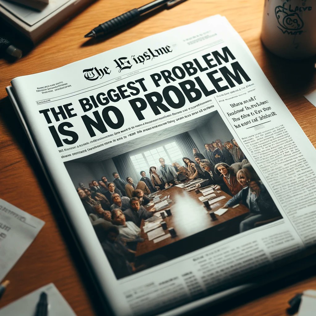 #Lean thinking habit: agree on the problem before arguing about the solution