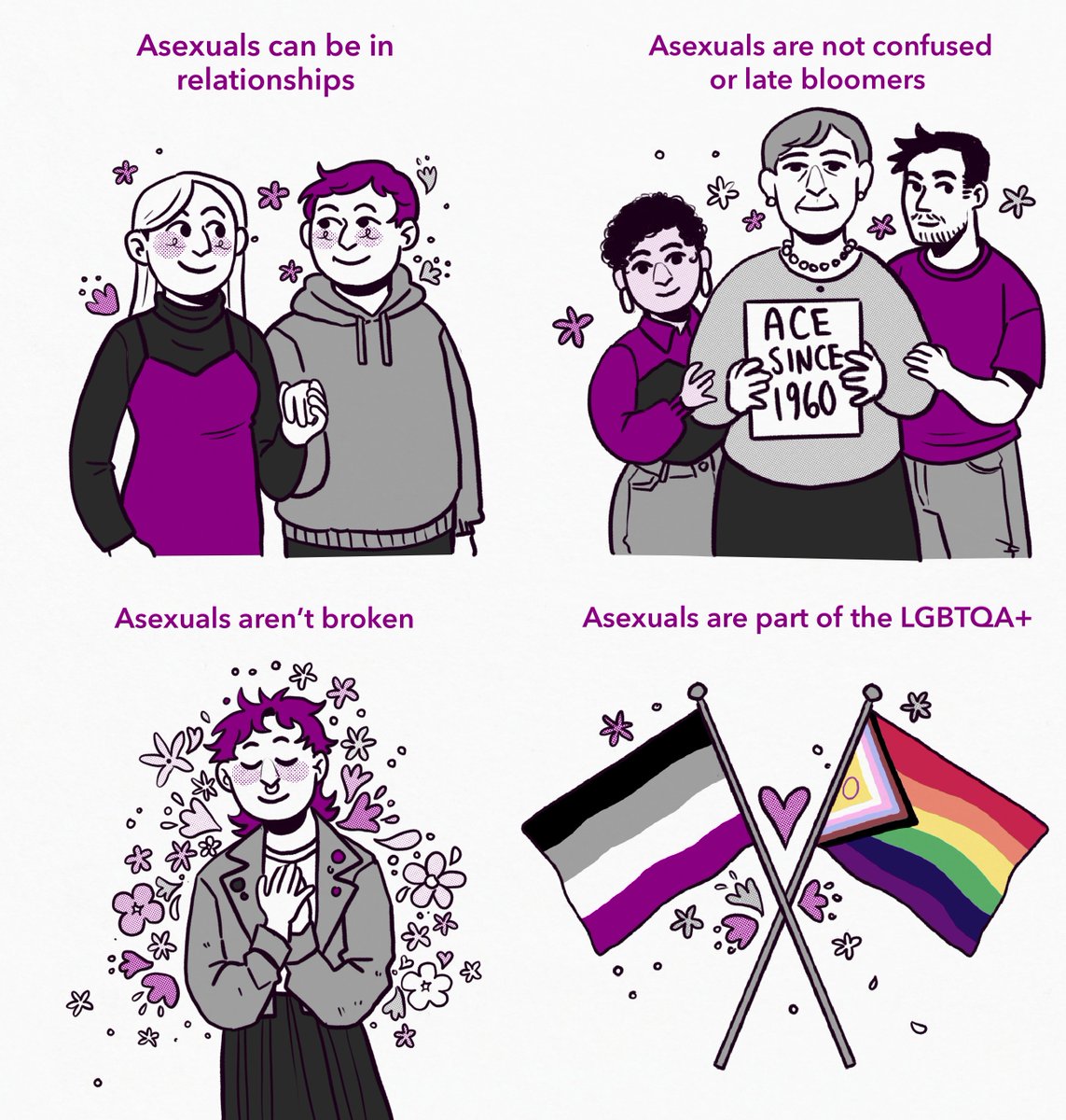 🖤💜Happy asexual day! 🖤💜