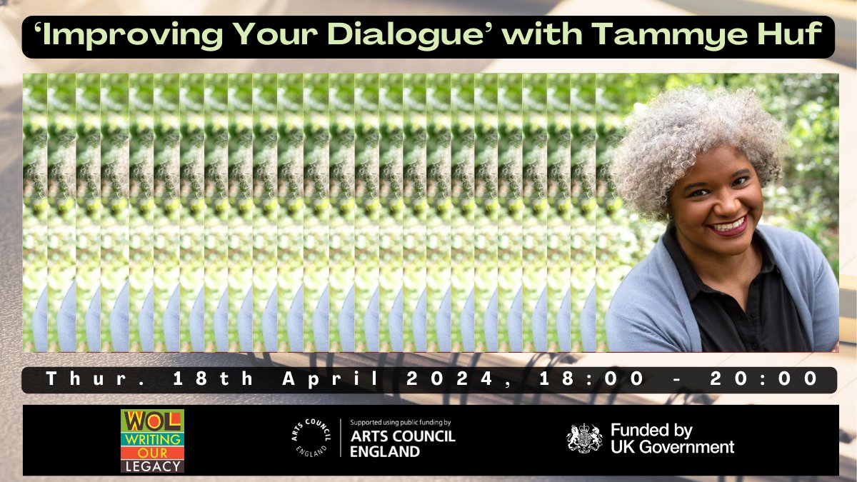 Coming up! Join us in a 2-hour online workshop, Improving your Dialogue with @TammyeHuf on Thursday, 18th April | 6pm - 8pm For more information & to book your place eventbrite.co.uk/e/774276370467…