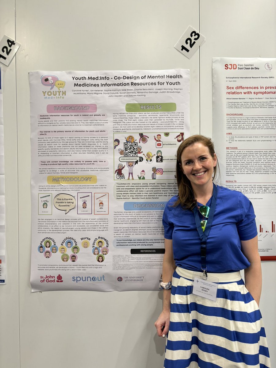 Team work makes the dream work!Presenting our poster on the co-design of medicines information resources for young people - youthmed.info - at #sirs2024