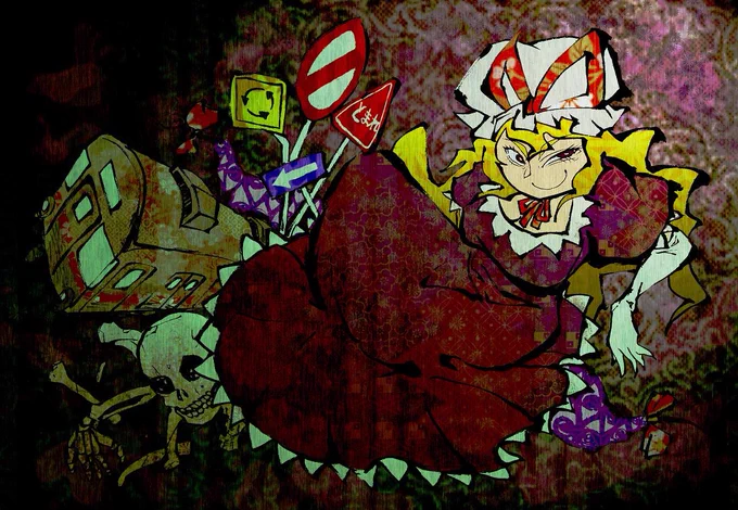 こういうの描いてました #最近フォローした人は知らない過去絵を晒す 