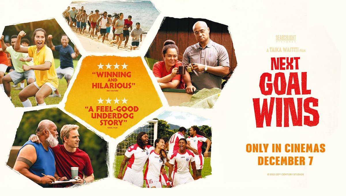 From Director Taiki Waititi, 'Next Goal Wins' tells the story of the ill-fated American Samoa national football team - best known for a brutal 2001 FIFA match they lost 31-0 Join us for this heartfelt underdog comedy on Saturday 13th April at 7:30pm buff.ly/3eDtIed