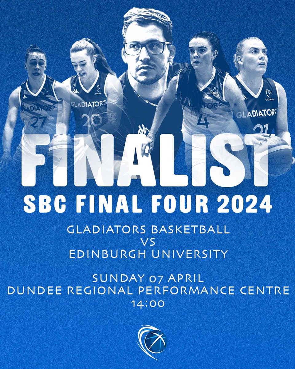 #SBCFinalFour | Your Gladiators are heading to the Senior Women Playoff Final taking place tomorrow, Sunday 07 April at Dundee Regional Performance Centre! Purchase your tickets 🎟️ 👇🏻 bit.ly/3xwNWzz