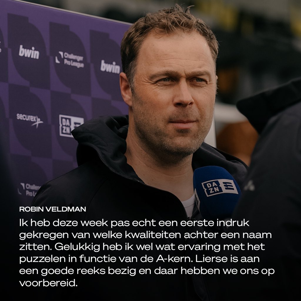 Onze coach voor #LIENXT 🗣️