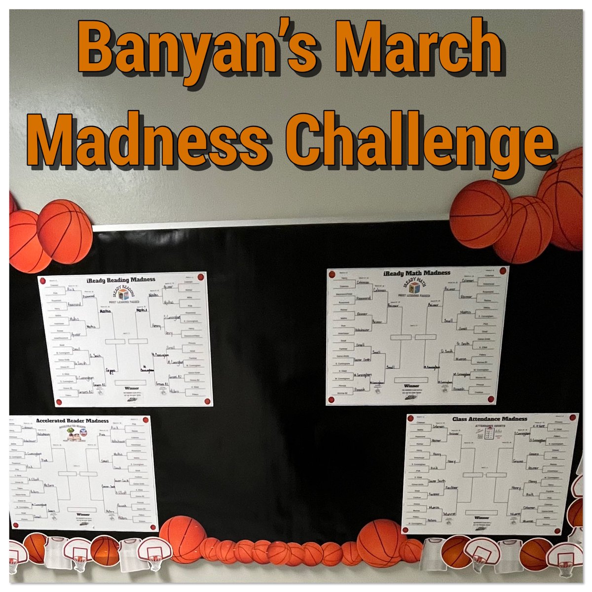 BanyanBraves's tweet photo. Banyan’s March Madness Challenge Wrapped Up This Week! #AcceleratedReader
#iReadyReading #iReadyMath
@browardschools @SuptlicataP @NicoleNeunie @DrDAugustin @BcpsCentral_ @afulton8 @CurriculumAssoc https://t.co/0hY4bGDLUG
