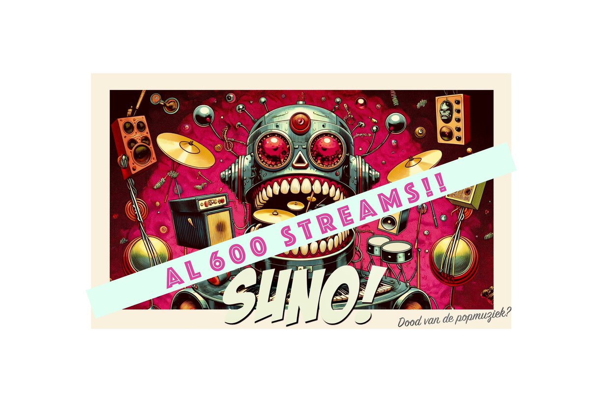 What a day for a podcast (about AI &amp; the future of popmusic). 
 Met bijdragen van o.a. Stephen Emmer, Geert van Itallie, JB Meijers, Vincent van Warmerdam, Alfred Bos, Hester Aalberts eva. Nu ook op Mixcloud
dev.40upradio.nl/index.php/podc…

Mixcloud: mixcloud.com/bram-van-splun…