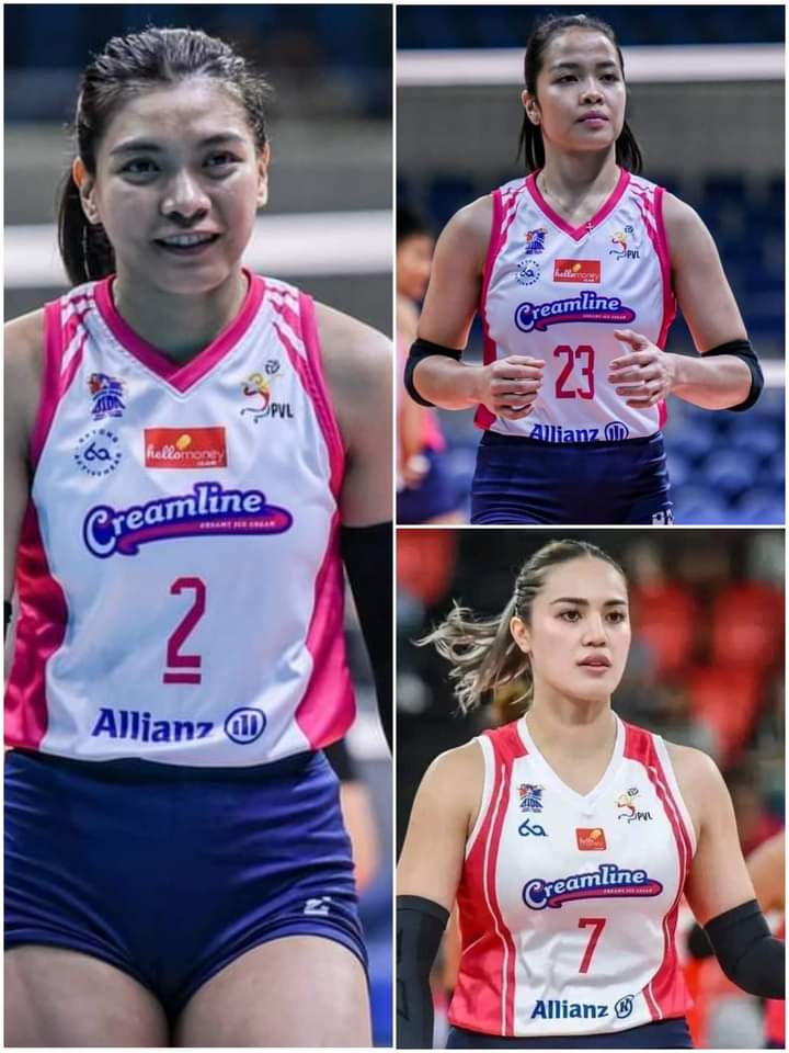 The Original Trio of Creamline 💪
Creamline is scary with Carlos scoring 30+ points, but Creamline is scarier when these MVPs are activated.

#pvl2024 #pvlallfilipinoconference #volleyball #volleyballlovers #CreamlineCoolSmashers #AlyssaValdez #JemaGalanza #MichelleGumabao