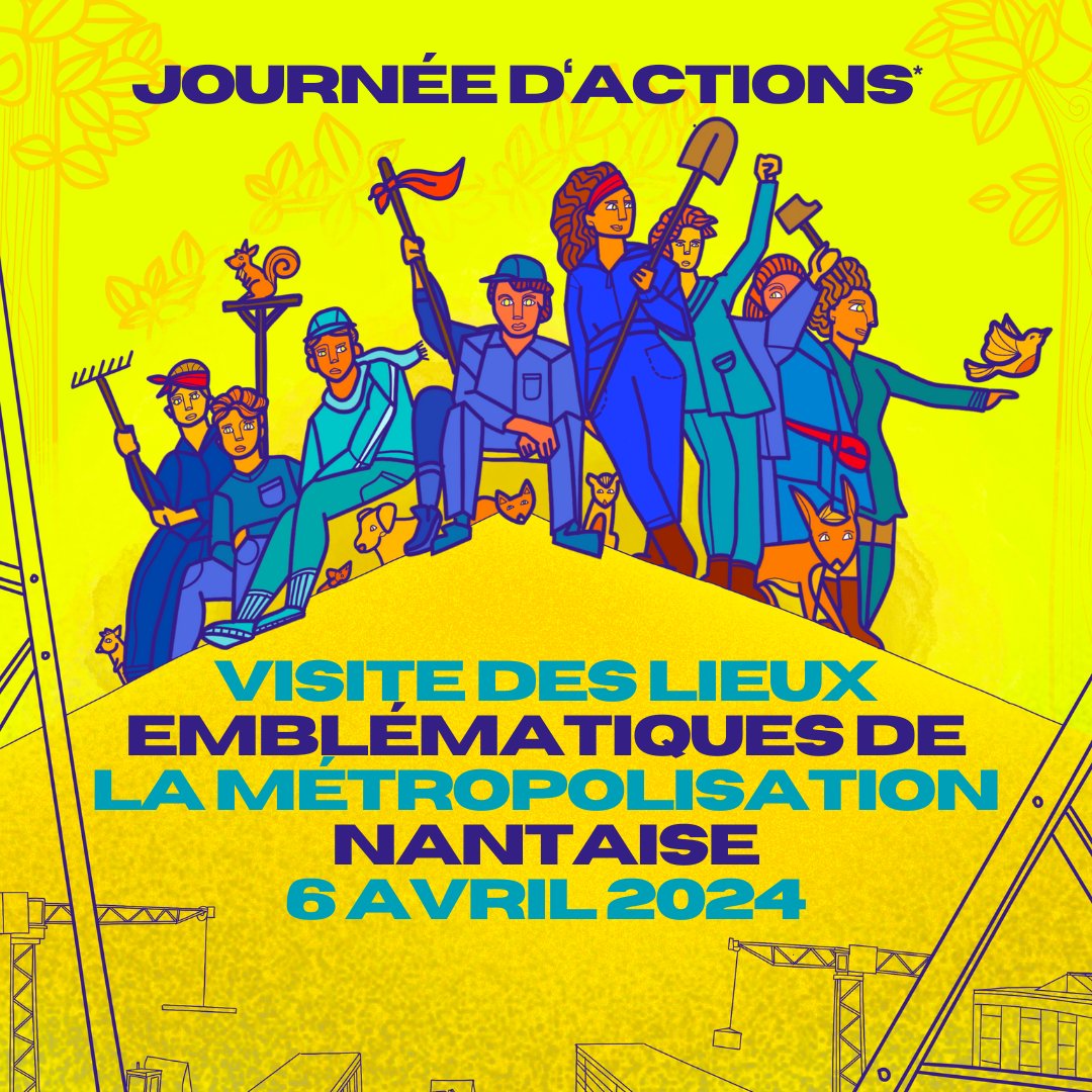 GohardsEnDanger's tweet photo. Ce samedi 6 avril, nous vous invitons à une visite commentée de la métropolisation nantaise !

#FrontContreLaMetropolisation

Actuellement au miroir d'eau #Nantes https://t.co/oZL3cLSJze