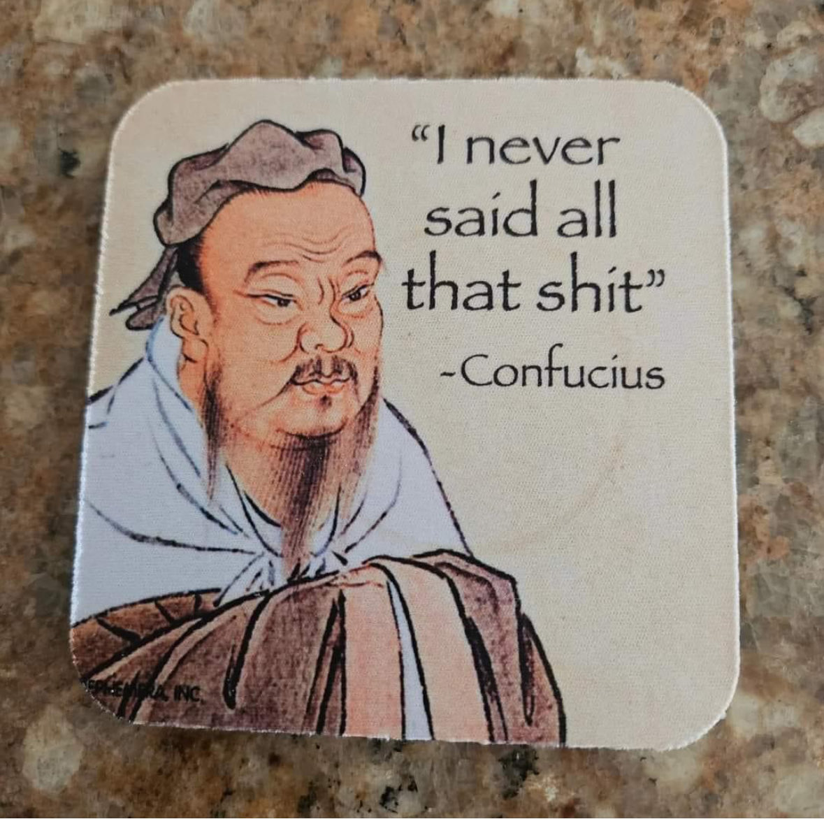#Confucius says: Nuh-uh. Not true. Not at all. 😂⬇️