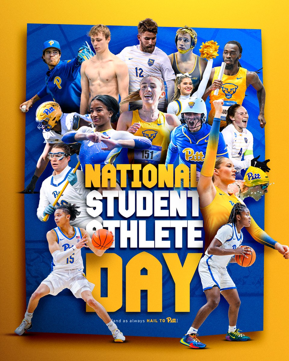 Happy National Student-Athlete Day, Panthers‼️ We celebrate our student-athletes that wear the blue and gold with pride 🔵🟡