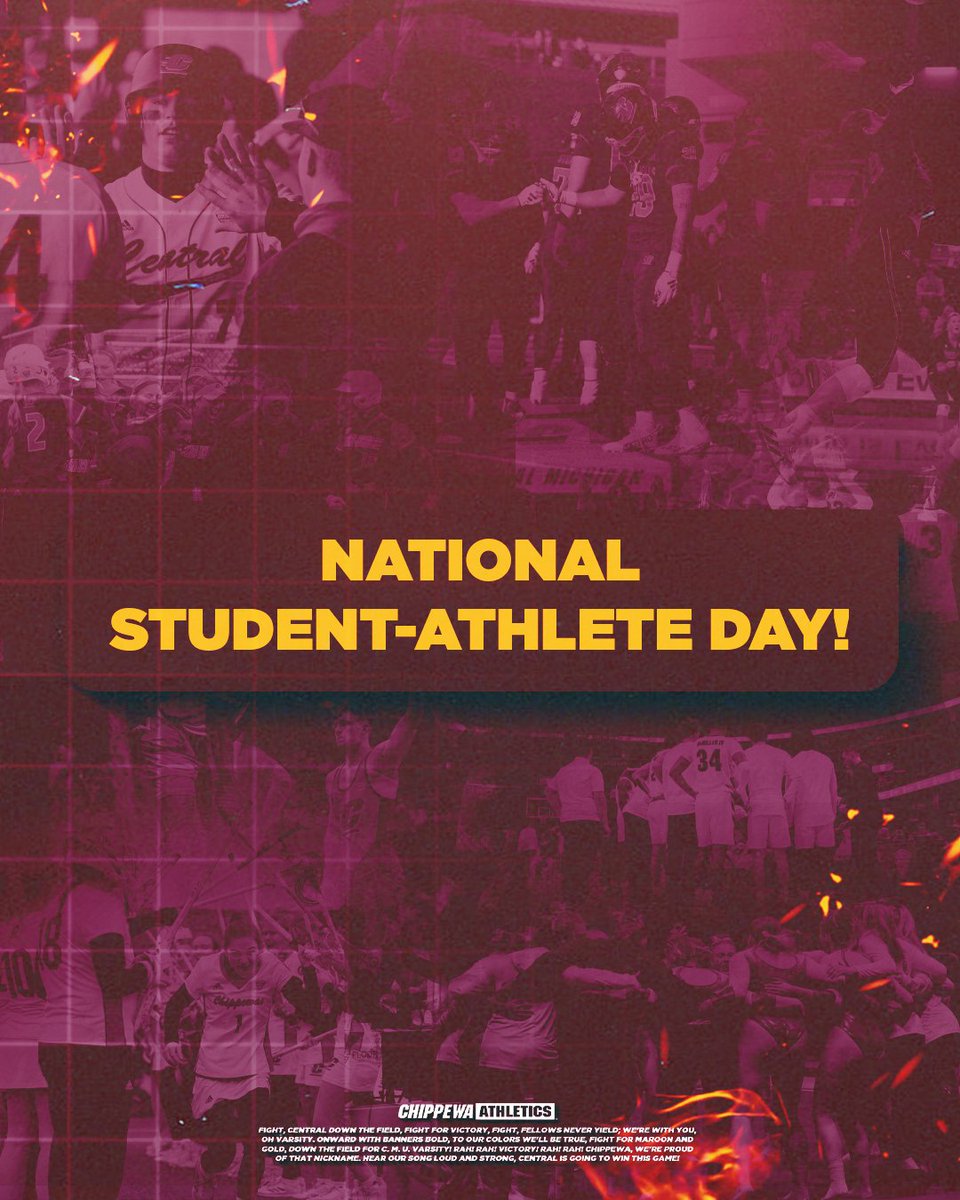 Celebrating National Student-Athlete day! Thank YOU student-athletes for the work you put in to represent our university and athletic department at the highest level every day. Enjoy your day, you are appreciated! #FireUpChips🔥⬆️🥎