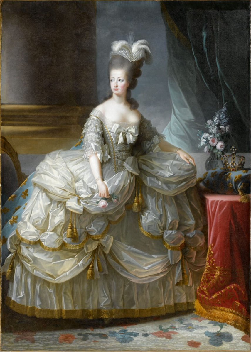 🎨Obra del día n° 196

'Maria Antonieta' (1779/1788) de Élisabeth Vigée Le Brun.
🎨Movimiento: Rococó.
🖌️Técnica: Oleo sobre lienzo.
📌Ubicación: Palacio de Versalles, Francia.

#ObraDelDia
