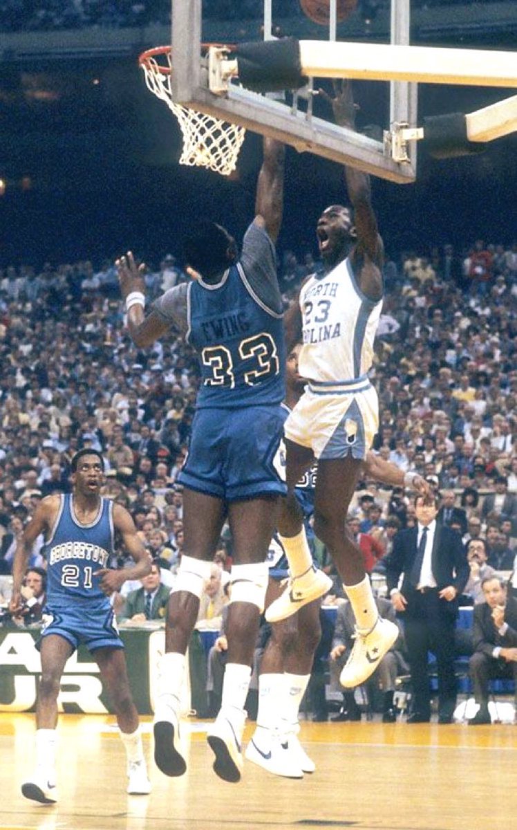 Super70sSports's tweet photo. Patrick Ewing didn’t know it yet but this was basically what the rest of his career was going to look like … https://t.co/zajPIYUWfM