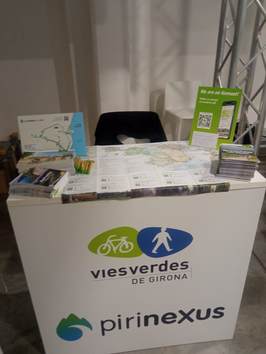Aquest cap de setmana ens hem traslladat a la Fiera del Cicloturismo de Bolonya per donar a conèixer les Vies Verdes de Girona i Pirinexus al públic italià! #ViesVerdesGi #Pirinexus #FieradelCicloturismo