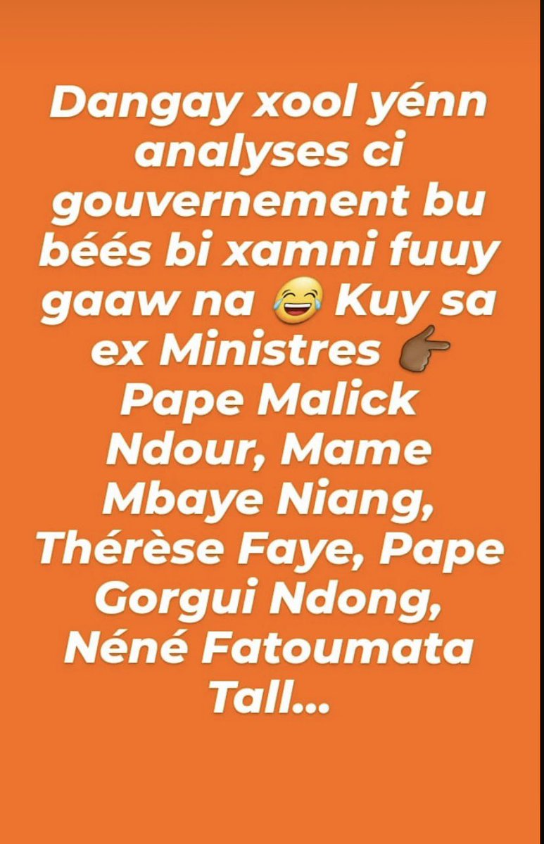 Amadouka45's tweet photo. Lo mougne mou diekh https://t.co/KNPZ3QLpKZ