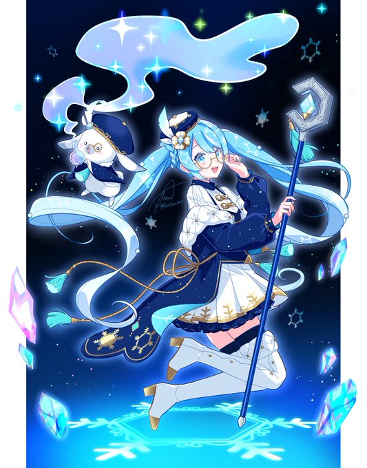 「初音ミク 雪ミク」の画像/イラスト/ファンアート(新着)