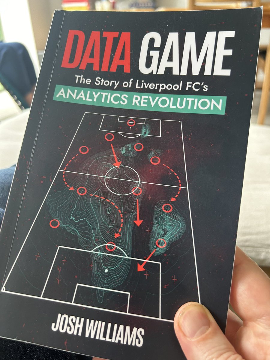 Just finished Data Game by @DistanceCovered … really enjoyed it, particularly the insights into Ian Graham and how data is moving into training and tactics not just recruitment. #datagame