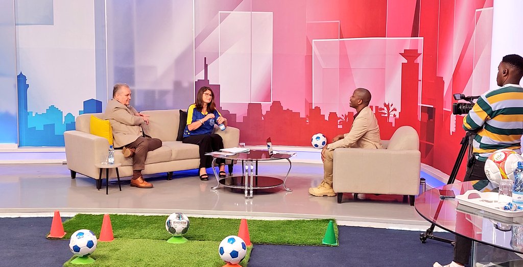 HAPPENING NOW We are live on @TV47news with @tonykwalanda and @BelgiuminKenya Ambassador @pmaddens Join our discussion on #EuropeDayKe football tournament and you might win something! @tv47news @gladyswanga