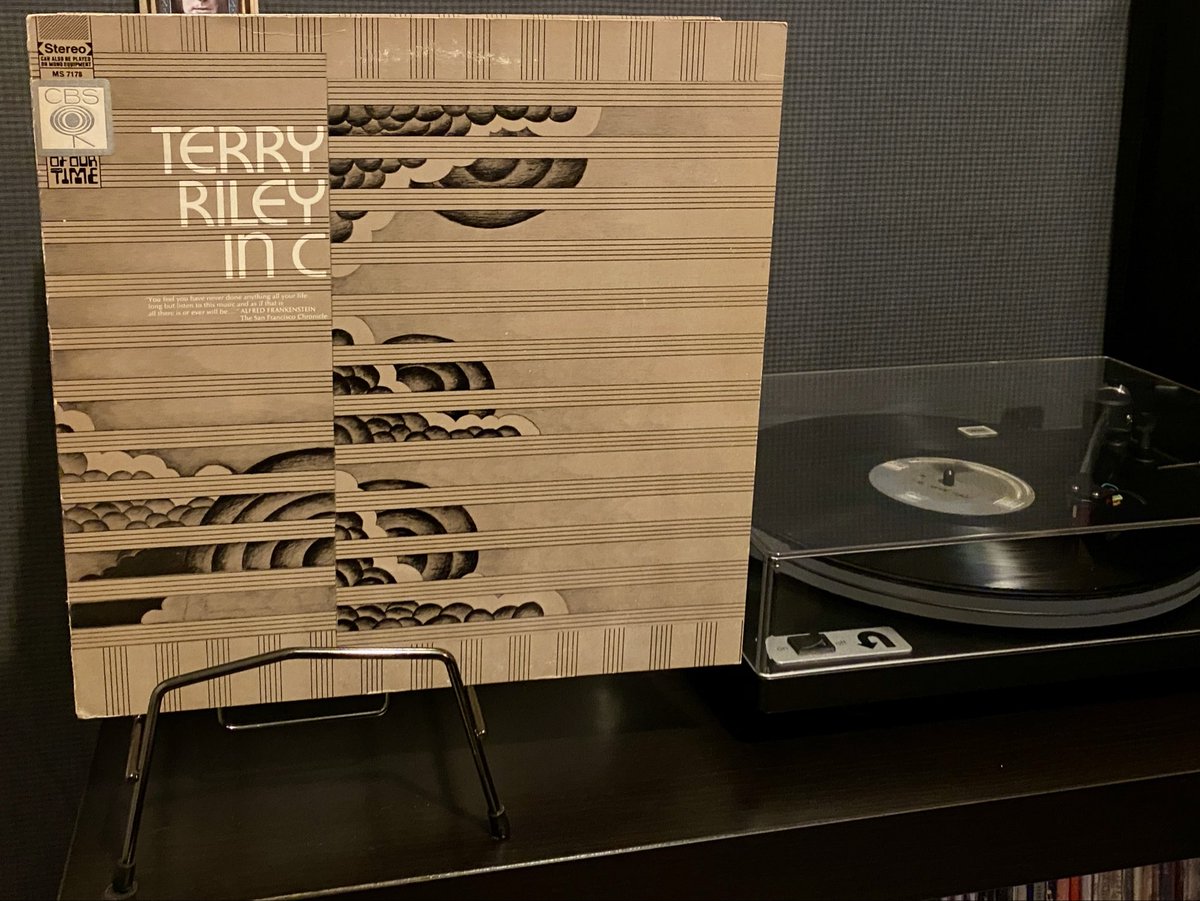 Gettin down with this minimalist classic this morning! Give it a whirl if you’ve never done so, this guy was a big influence on Pete Townshend among others! #NowSpinning Terry Riley • In C • 1968