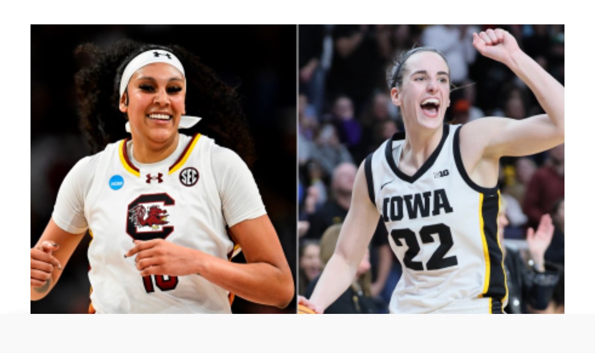 franklcox's tweet photo. without big media putting an asterisk on the final.

STAT LINE: There has been 100 fouls called for against Iowa’s opponents during the tournament vs 63 against Iowa for a 7.4 per game difference, equating to more shooting 46 more free throws equaling 9.2 more points per game. https://t.co/N7ofjtBriw