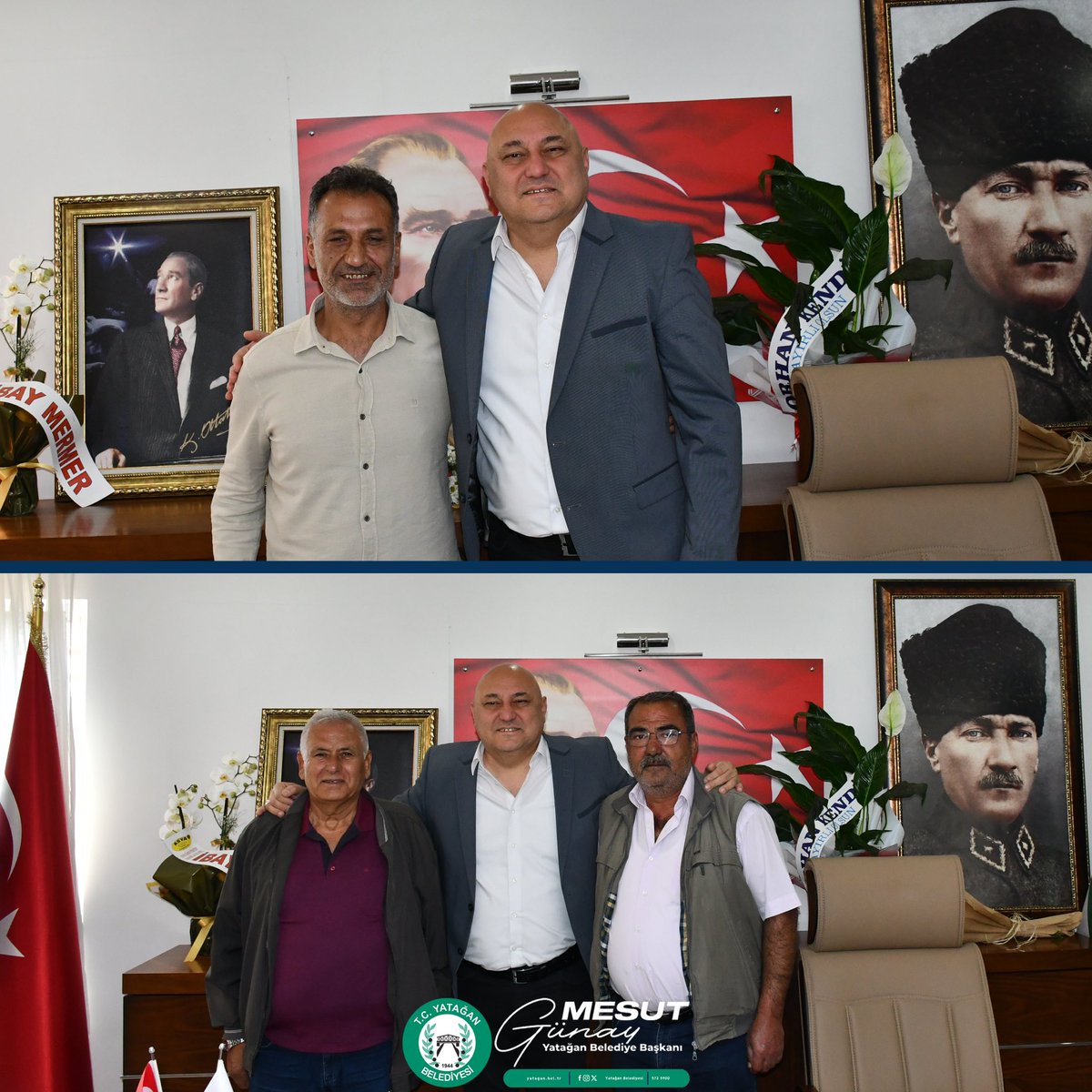 YataganBldys's tweet photo. RANDEVUYA GEREK YOK BAŞKAN SİZİ BEKLİYOR.

Belediyemizi ziyaret ederek bize destek veren ve samimi ilgilerini gösteren tüm hemşerilerimize en içten teşekkürlerimi iletiyorum. https://t.co/If52Lqnbxq