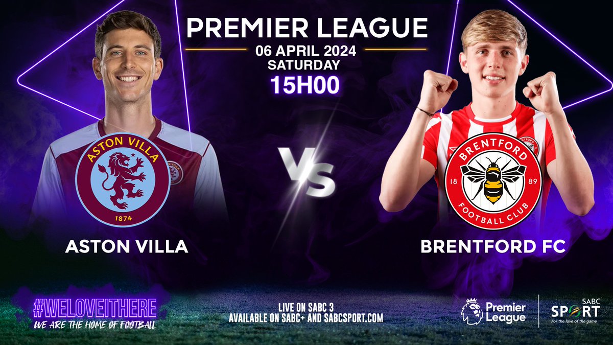 ThabisoMosia's tweet photo. We're LIVE on @SABC3 for #EPL action between high flying Aston Villa and struggling Brentford... Build up at 15h30 and kickoff at 16h00..... @SABC_Sport #SizenzaZonke #ASTBRE https://t.co/iB3Xy3e0Bl