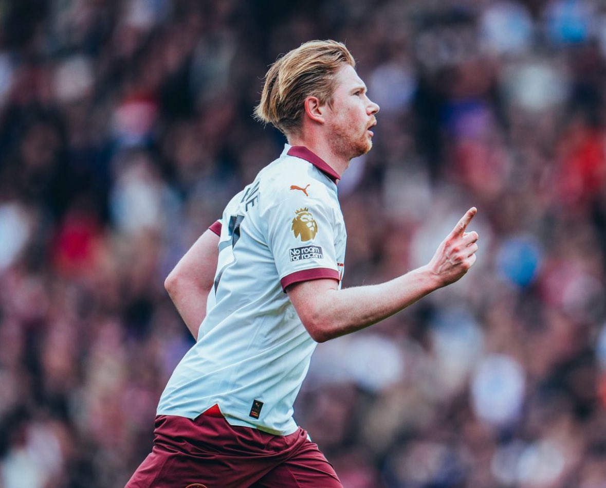 🔵🤵🏼‍♂️ 100 goals as Manchester City player.

Total 100 goals and 167 assists in 372 games.

Kevin de Bruyne. ✨🇧🇪