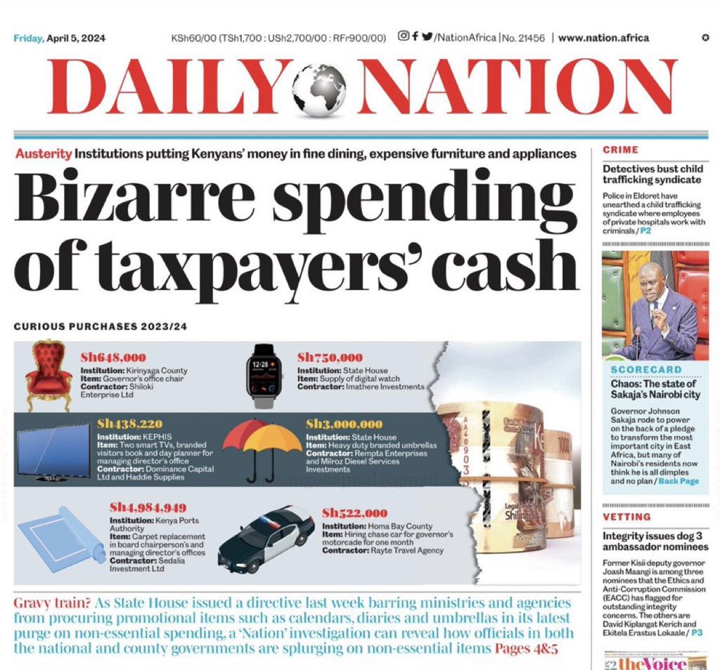 Asamoh_'s tweet photo. For those who are advising our medical professionals to review the contents of 2017 CBA , can we start cutting down on wastage witnessed in government expenditure? We can have enough money to competitively pay doctors and post interns #DoctorsStrikeKE https://t.co/zyeY6Jzb5Y