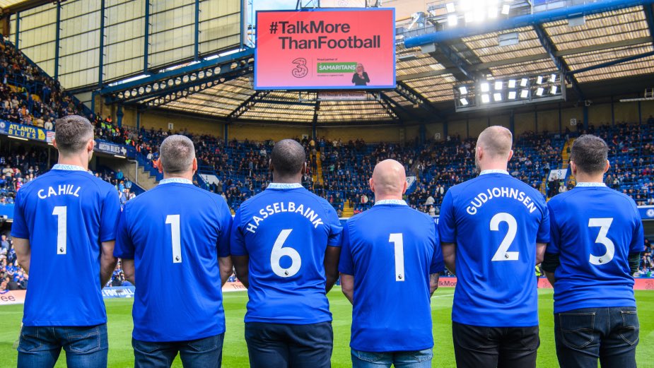 Around the UK this afternoon people will talk freely about football, many will not feel so comfortable talking about their feelings. This needs to change, let’s end the stigma of mental health & encourage people to talk. It’s ok to talk, you’re not alone #TalkMoreThanFootball