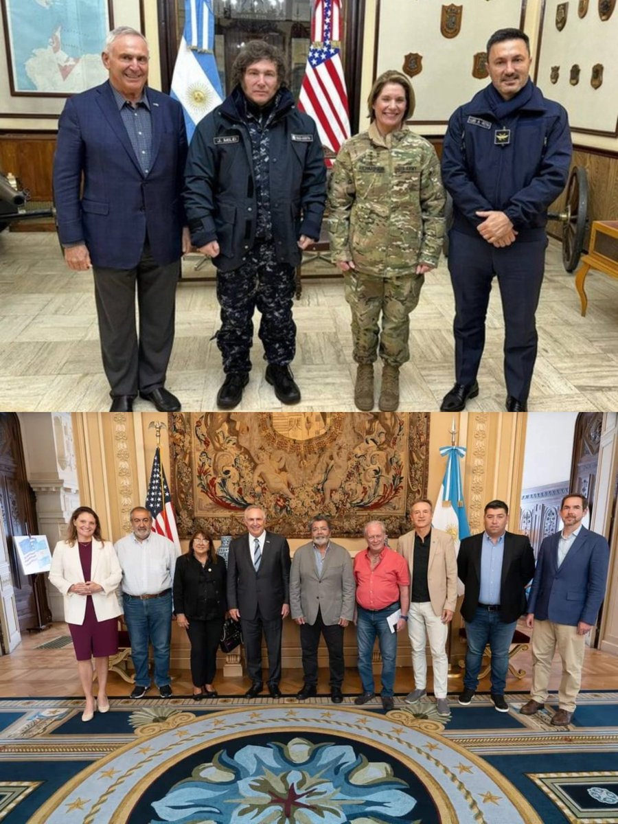 AgenciaElVigia's tweet image. En menos de 15 días, los representantes de Estados Unidos se mostraron con el gobierno y con la CGT.