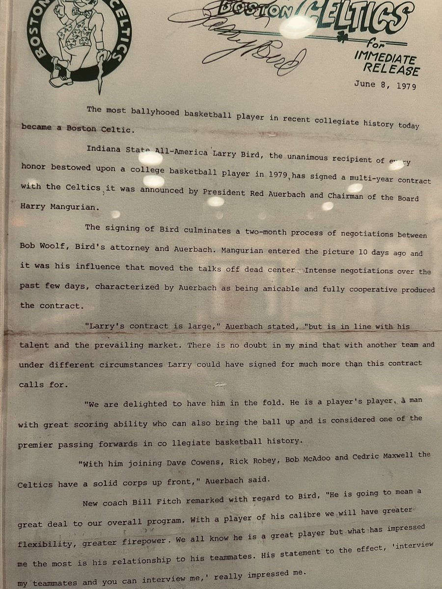 🏀Reminding myself to use the word “ballyhooed” in an upcoming press release. This is classic. On the wall at @TheFoursBar in Quincy, Ma.