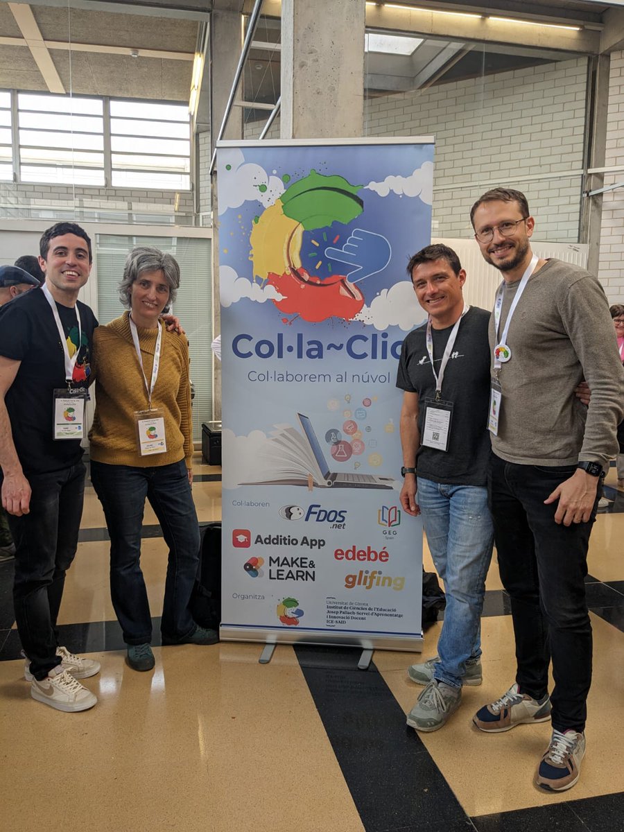 Qualsevol dia és bo per continuar compartint i aprenent de gent apassionada per l'educació! <a href="/CollaClic/">Col·la~Clic</a> i ja en van 4! Equip <a href="/EscolesFEDAC/">Escoles FEDAC</a> <a href="/ismael_moraleda/">Ismael Moraleda</a> <a href="/Odepaula80/">Oscar 🤜🏻</a> <a href="/davidbernaltbn/">David Bernal López</a> <a href="/mpains1/">Dolors Pèlach</a> + <a href="/RUrielBrotons/">Ricard Uriel</a> #collaclic2024 <a href="/FEDACSantFeliu/">FEDAC Sant Feliu</a>
