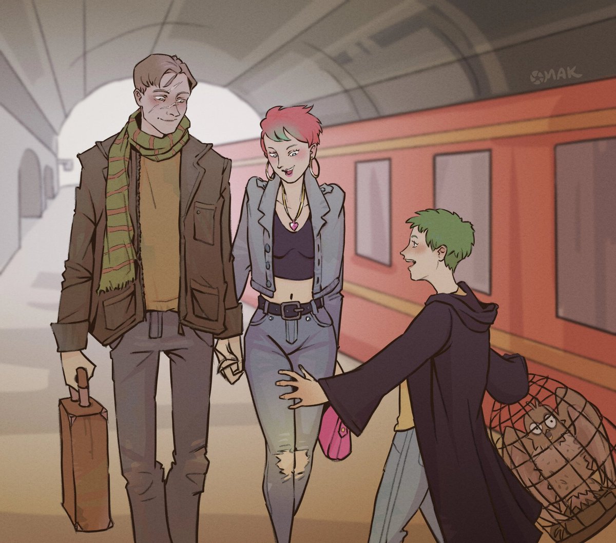 mashakalasha's tweet image. #remuslupin #tonks #remadora 
😊