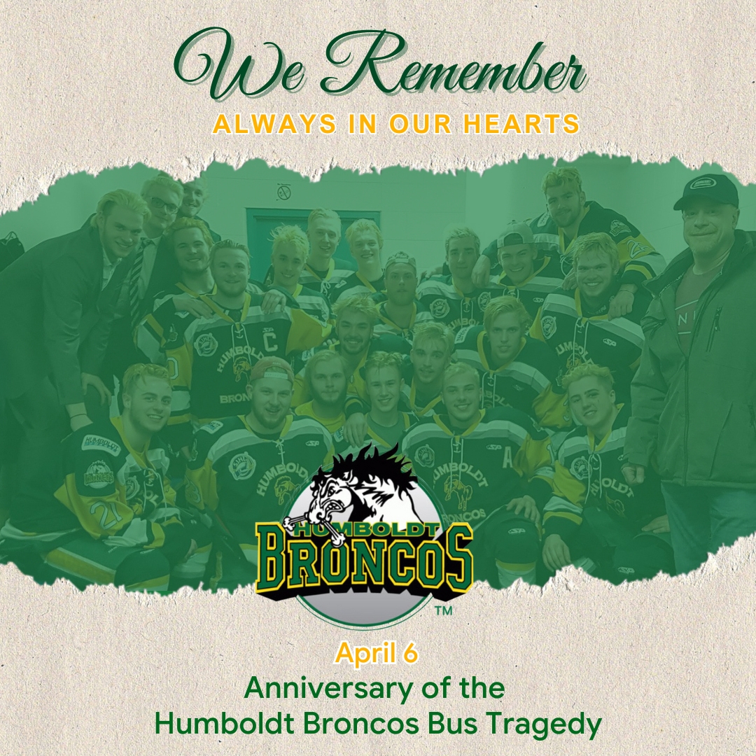 Six years have passed since the heart-wrenching Humboldt Broncos bus tragedy, yet the memories of the 16 lives lost remain etched in our memories. Today, we unite to honour their legacy and extend our deepest condolences to their families. Amidst the sorrow, we find solace in…