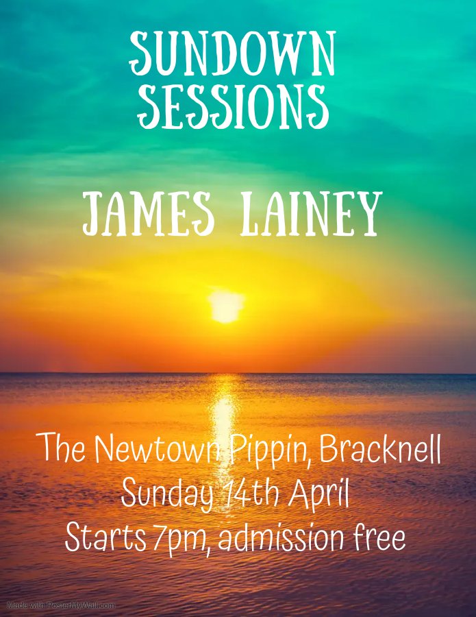 Sundown Sessions The Sundown Sessions will be starting at The Newtown Pippin Bracknell on Sunday 14th April starting at 7pm and taking place alternate Sundays. A perfect way to round off your weekend. Admission is free, to reserve a table go to :- info@thenewtownpippin.com